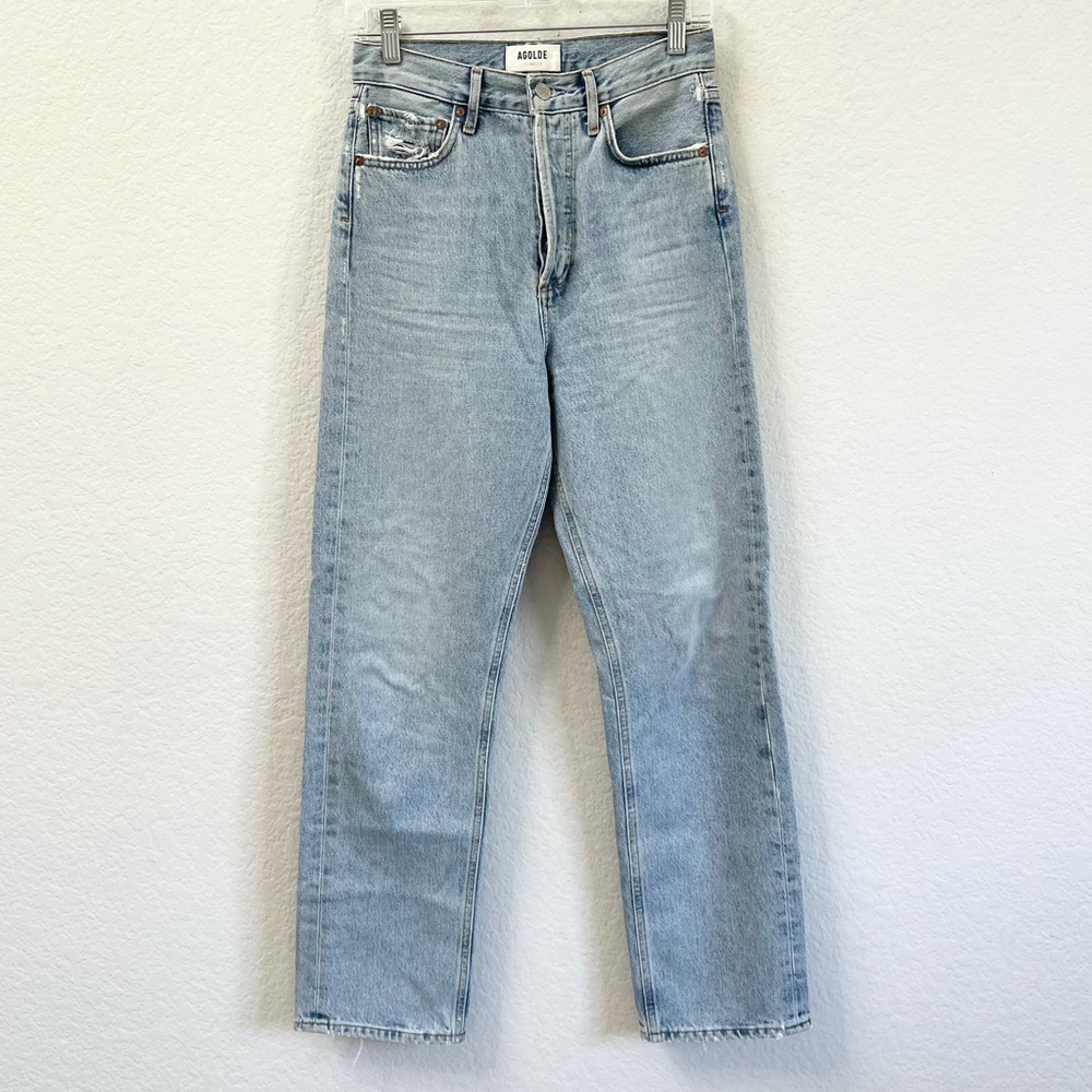 AGOLDE 90's Mid Rise Loose Fit Jeans In Snapshot Size 23 - Picture 2 of 7